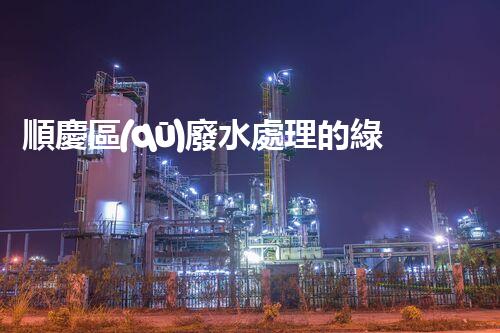 順慶區(qū)廢水處理的綠色革命！你明白其中的秘密嗎？